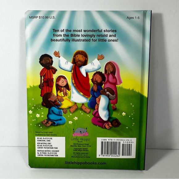 My First Book Of Bible Stories Childrens Board Book - Picture 2 of 4